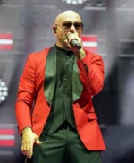 I’m Back Tour Pitbull Red Blazer