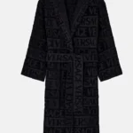 Ivy Wiza All Black Versace Bathrobe