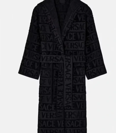 Ivy Wiza All Black Versace Bathrobe