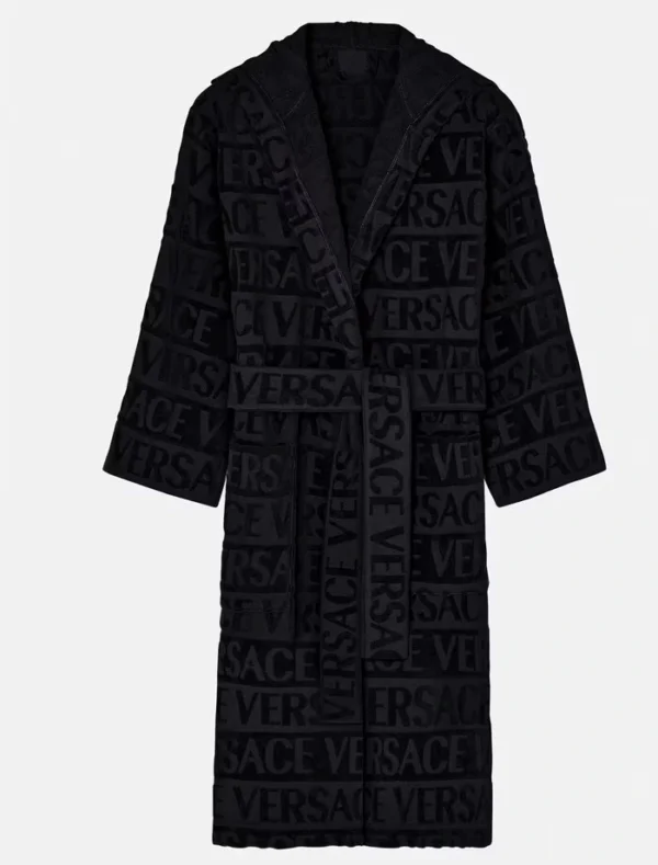 Ivy Wiza All Black Versace Bathrobe