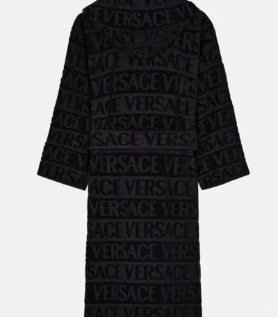 Ivy Wiza All Black Versace Bathrobe