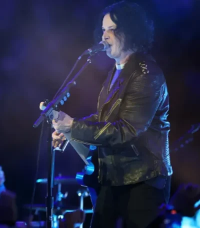 Jack White Detroit Lions halftime jacket