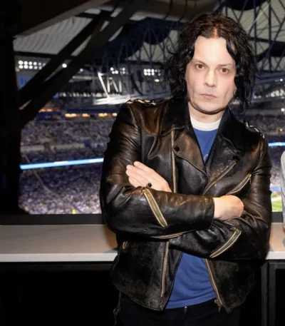 Jack White Detroit Lions halftime jacket