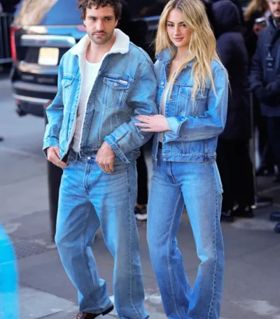 Jackson White and Grace Van Denim Suit
