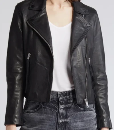 Jada Hunter Days Of Our Lives Biker Leather Jacket