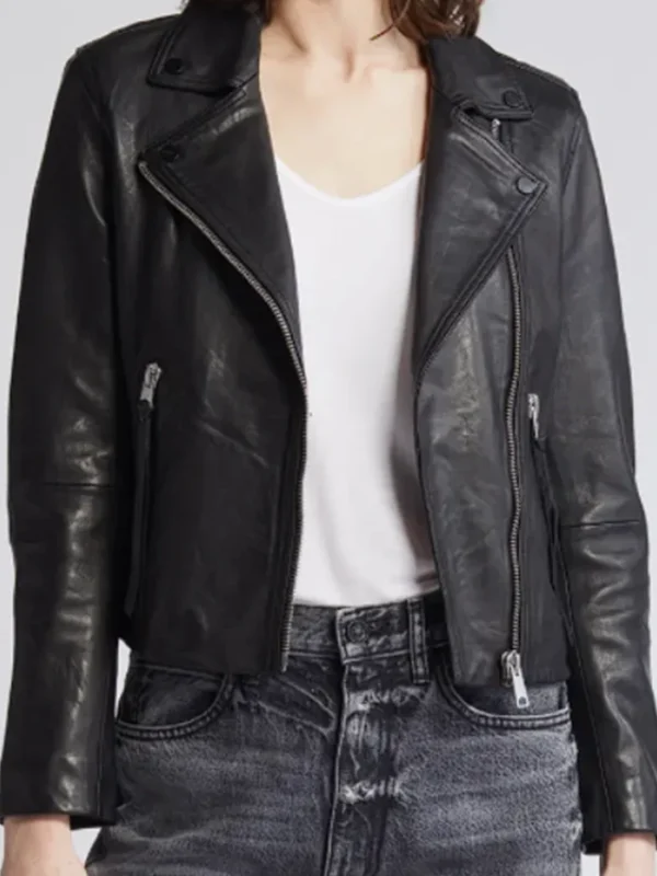 Jada Hunter Days Of Our Lives Biker Leather Jacket