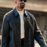 Jalen Hurts Black Leather Jacket