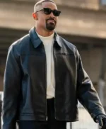 Jalen Hurts Black Leather Jacket