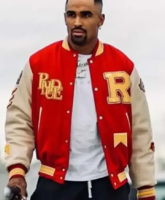 Jalen Hurts Rhude Varsity Jacket Jalen Hurts Rhude Varsity Jacket