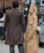 James Whitehouse Anatomy of a Scandal Brown Long Coat