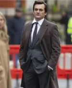 James Whitehouse Anatomy of a Scandal Brown Long Coat