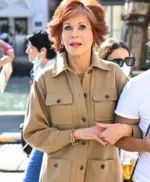 Jane Fonda Book Club The Next Chapter 2023 Brown Jacket