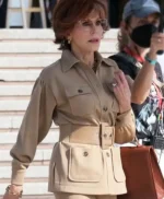 Jane Fonda Book Club The Next Chapter 2023 Brown Jacket