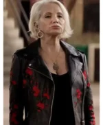 Janine Cody Animal Kingdom Black Leather Jacket
