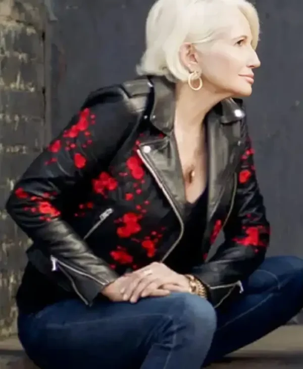 Janine Cody Animal Kingdom Black Leather Jacket