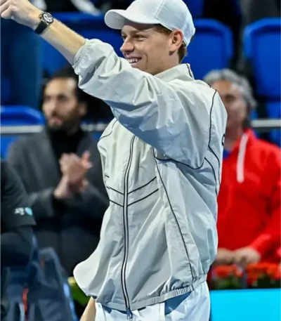 Jannik Sinner Qatar Open White Jacket