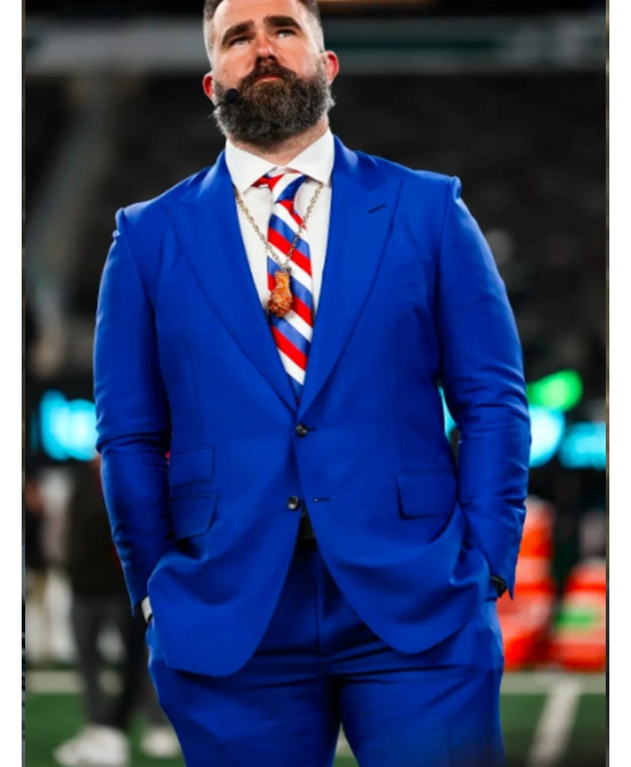 Jason Kelce Blue Blazer Jason Kelce Blue Blazer