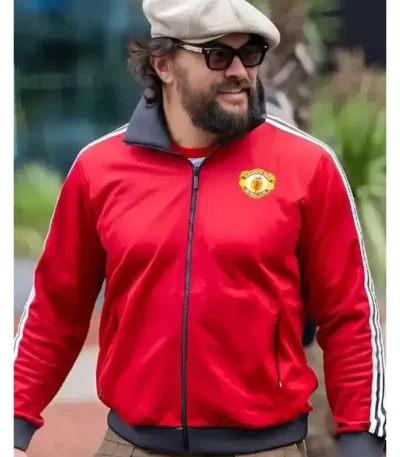 Jason Momoa Red Track Jacket