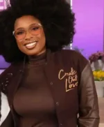 Jennifer Hudson S04 Brown Varsity Jacket
