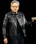 Jensen Huang Moto Leather Jacket