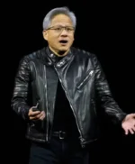 Jensen Huang Moto Leather Jacket