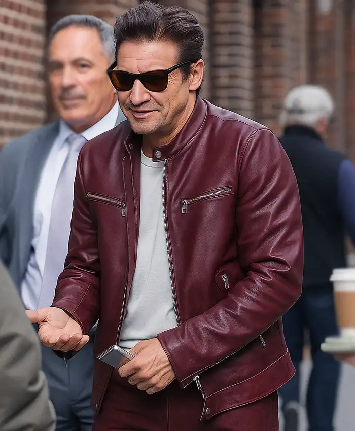Jeremy Renner The Late Show With Stephen Colbert Jacket Jeremy Renner The Late Show With Stephen Colbert Jacket