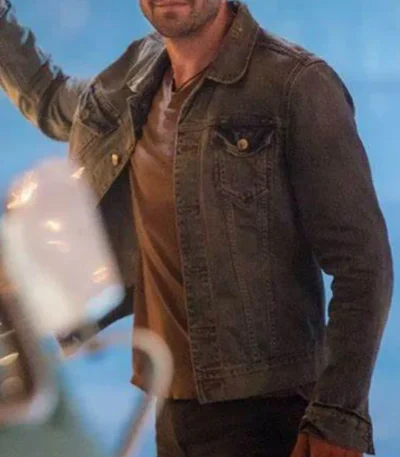 Jesse Metcalfe Chesapeake Shores Black Denim Jacket