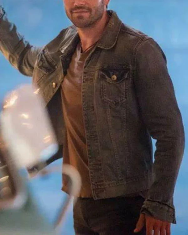 Jesse Metcalfe Chesapeake Shores Black Denim Jacket