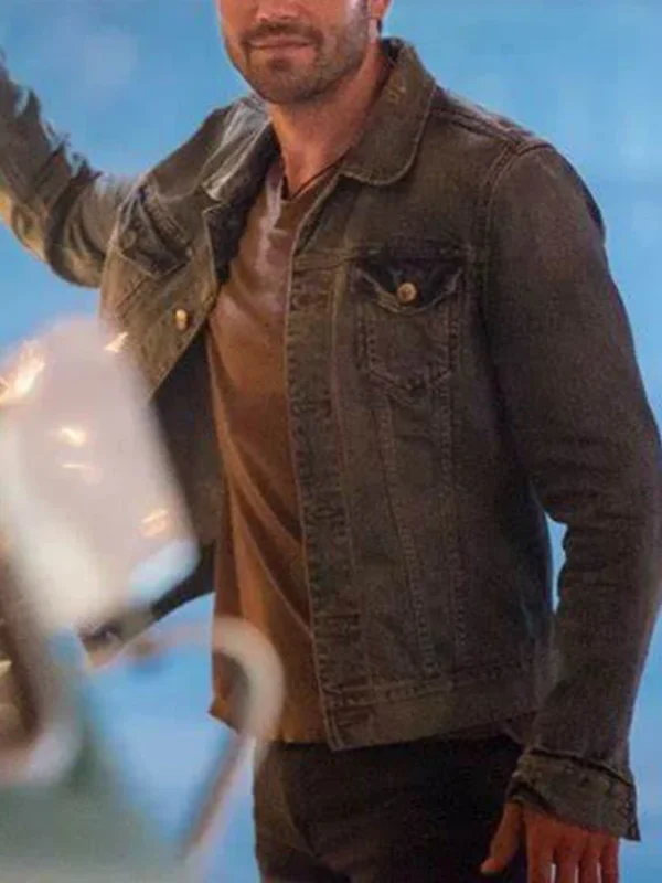 Jesse Metcalfe Chesapeake Shores Black Denim Jacket