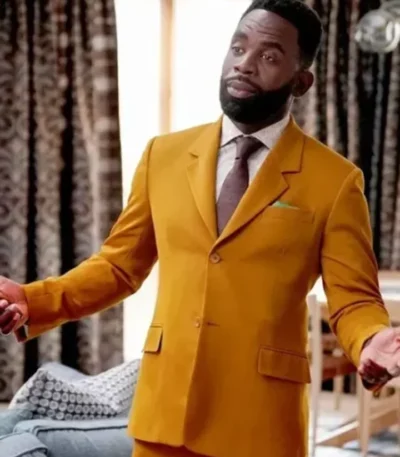 Jimmy Akingbola Bel-Air S1 E6 Geoffrey Blazer