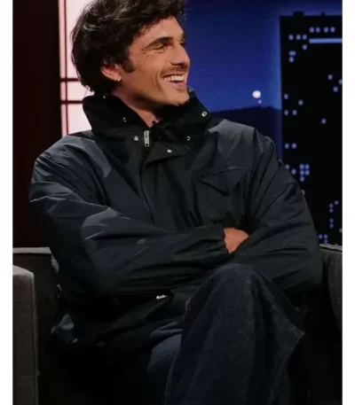 Jimmy Kimmel Live Jacob Elordi Black Jacket