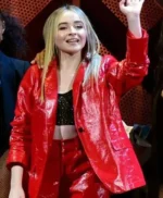 Jingle Ball Sabrina Carpenter Leather Blazer