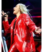 Jingle Ball Sabrina Carpenter Leather Blazer