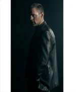 Jo Nesbo’s Detective Hole Tobias Santelmann Black Leather Jacket