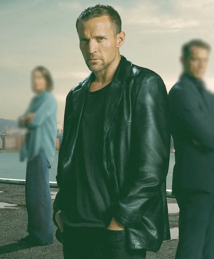 Jo Nesbo’s Detective Hole Tobias Santelmann Black Leather Jacket Jo Nesbo’s Detective Hole Tobias Santelmann Black Leather Jacket