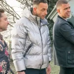 Joe Gilgun Brassic S03 Silver Puffer Jacket
