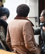 Joel Fry Cruella Pink Checked Coat