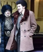 Joel Fry Cruella Pink Checked Coat