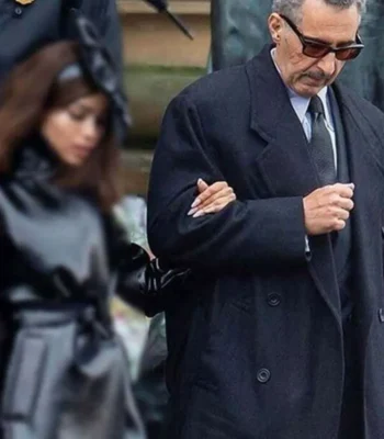 The Batman 2022 Carmine Falcone Black Trench Coat