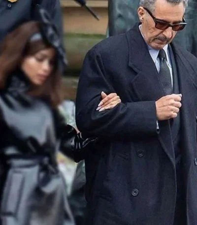 The Batman 2022 Carmine Falcone Black Trench Coat