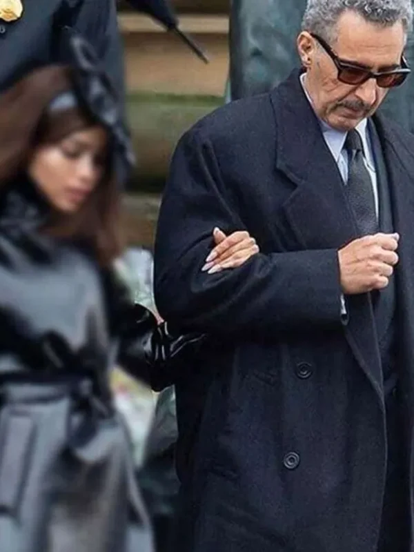 The Batman 2022 Carmine Falcone Black Trench Coat
