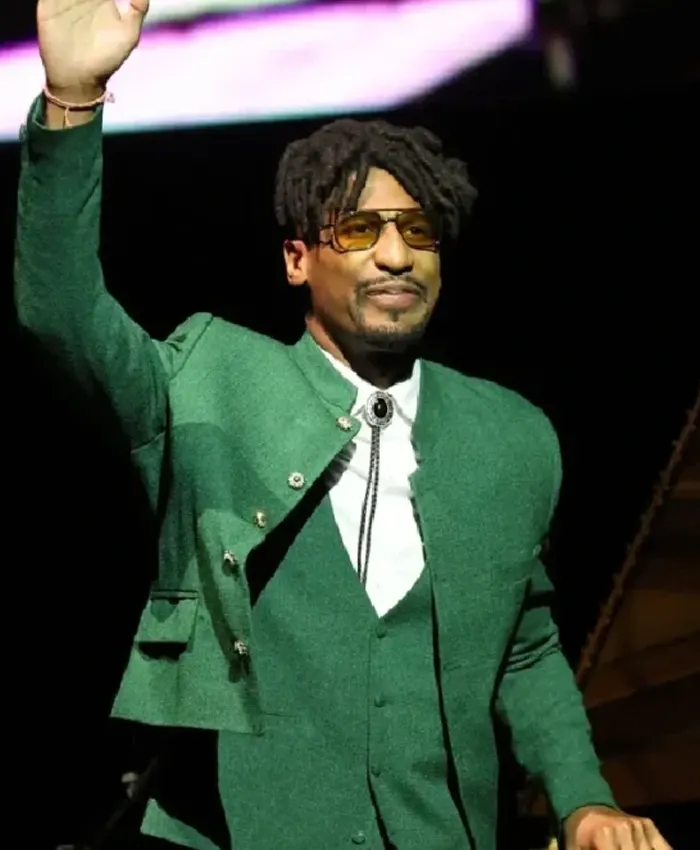 Jon Batiste CinemaCon 2026 Blazer Jon Batiste CinemaCon 2026 Blazer