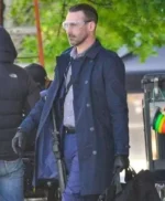 Jon Hamm Baby Driver Black Trench Coat
