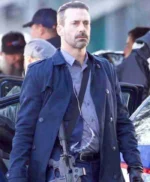 Jon Hamm Baby Driver Black Trench Coat