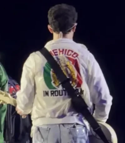Mexico Tour 2026 Kevin Jonas White Jacket