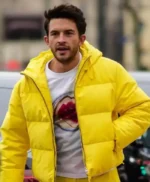 Jonathan Bailey Paris Runway Puffer Jacket