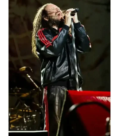 Jonathan Davis Leather Tracksuit