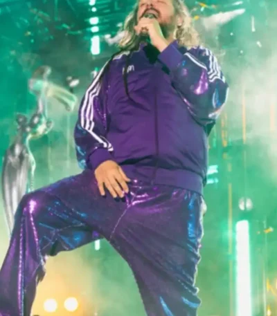 Jonathan Davis Korn Purple Tracksuit