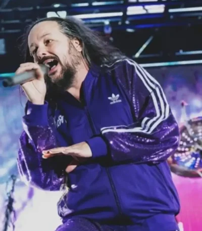 Jonathan Davis Korn Purple Tracksuit