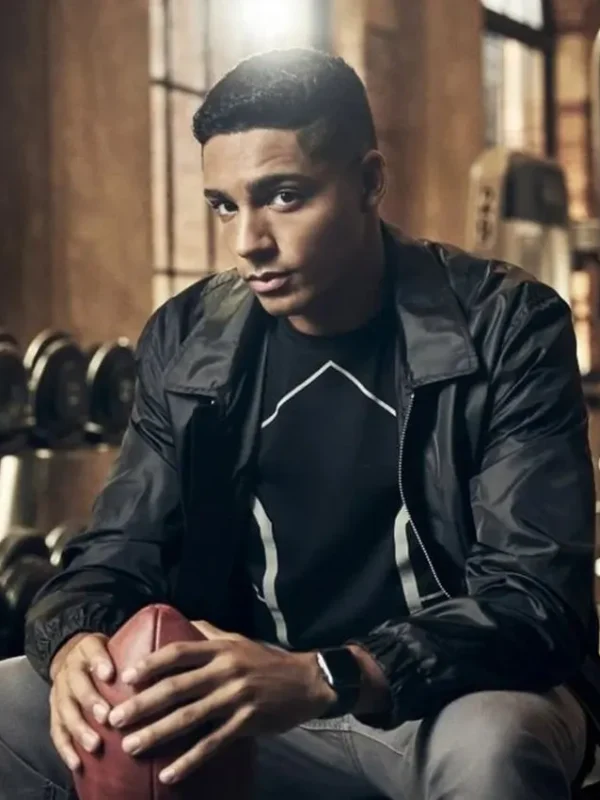 Jordan Baker All American Black Nylon Jacket